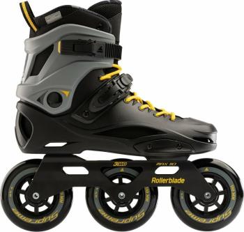 Rollerblade RB 110 Kolieskové korčule Black/Saffron Yellow 42