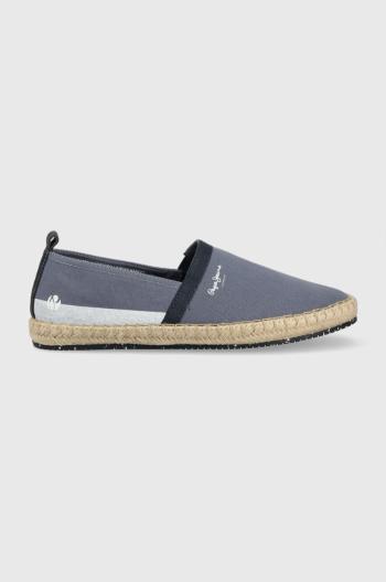 Espadrilky Pepe Jeans TOURIST tmavomodrá farba, PMS10312