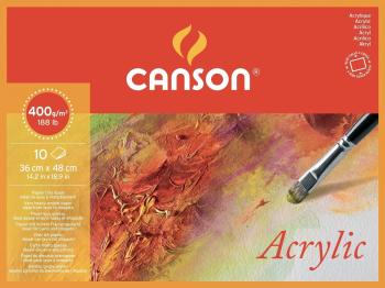 Canson Acrylique Cold Pressed 48 x 36 cm 400 g Natural White Skicár