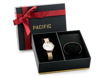 Dámske hodinky  PACIFIC X6148 - darčekový set (zy716a)