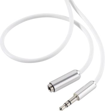 SpeaKa Professional SP-3946940 jack audio predlžovací kábel [1x jack zástrčka 3,5 mm - 1x jack zásuvka 3,5 mm] 0.50 m bi