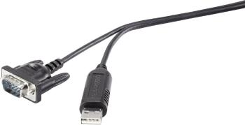 Renkforce USB 2.0 prepojovací kábel [1x USB 2.0 zástrčka A - 1x D-SUB zástrčka 9-pólová]