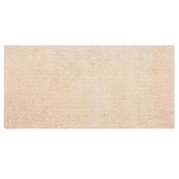 Svetlý béžový koberec 80 × 150 cm DEMRE, 68639 (beliani_68639)