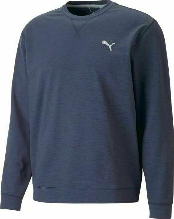 Puma Cloudspun Heather Crewneck Mens Sweater Navy Blazer Heather L