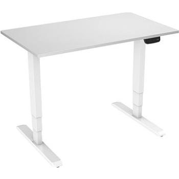 AlzaErgo Table ET1 NewGen biely + doska TTE-12 120 x 80 cm biely laminát (BUN)