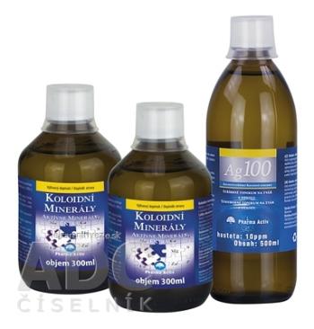 Pharma Activ Aktívne minerály extra AKCIA 2x300 ml + Koloidné striebro Ag100 10ppm 500 ml, 1x1 set