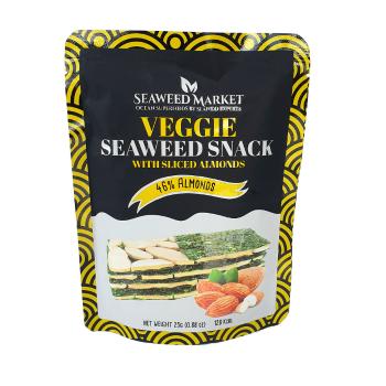 ALLNATURE Seaweed snack s plátkami mandlí 25 g