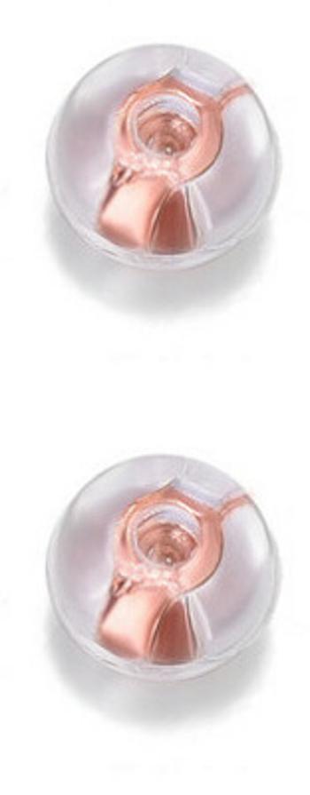 Troli Uzáver na náušnice - 2 páry Silicone Rose Gold