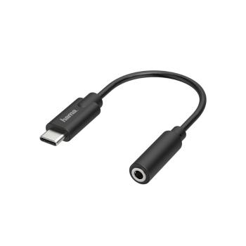 HAMA 200318 AUDIO ADAPTER USB-C NA JACK 3,5 MM, AKTIVNY