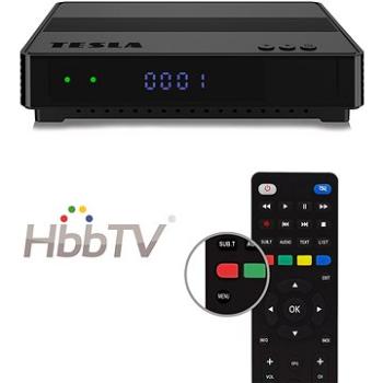 TESLA HYbbRID TV TH210 prijímač T2 HEVC H.265 s HbbTV (8595689800369)