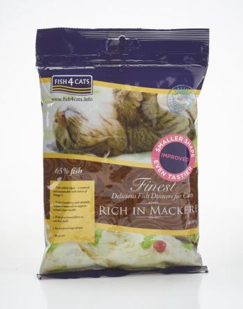 FISH4CATS Granule malé pre mačky Finest makrela 400g