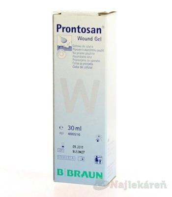 B.BRAUN PRONTOSAN WOUND GEL STERILNÝ čistenie, zvlhčovanie hlbokých rán, gél 30ml