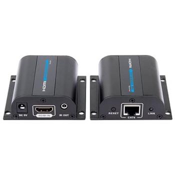 PremiumCord HDMI extender na 60 m cez jeden kábel Cat6 / Cat6 / CAT7 (khext60)