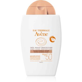 Avène Sun Minéral ochranný tónovací fluid bez chemických filtrov SPF 50+ tinted 40 ml