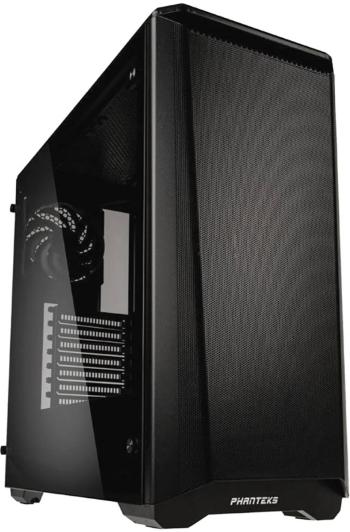 Phanteks Eclipse P400A midi tower PC skrinka čierna 2 predinštalované ventilátory, bočné okno, prachový filter