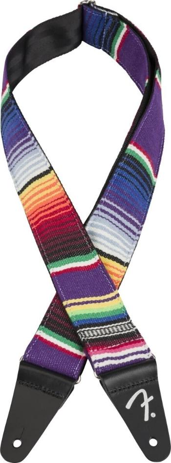 Fender 2" SERAPE Gitarový pás Purple Multi