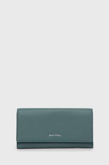 Kožená peňaženka Marc O'Polo dámsky, tyrkysová farba