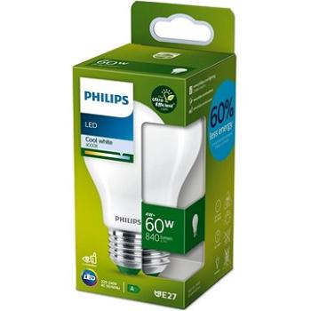 Philips LED 4 – 60 W, E27, 4000 K, mliečna, A (929003480101)