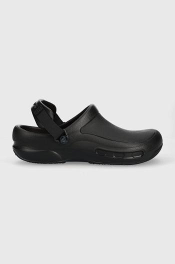 Šľapky Crocs Bistro Pro Lite Ride Clog dámske, čierna farba, 205669