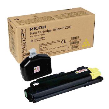 RICOH PC600 (408317) - originálny toner, žltý, 12000 strán
