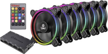 Enermax 6x Kit T.B. RGB PC vetrák s krytom čierna, RGB (š x v x h) 120 x 120 x 25 mm vrátane LED osvetlenia