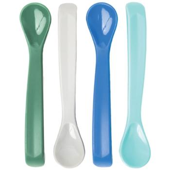 Tiny Twinkle Silicone Baby Spoons lyžička Boy 4 ks