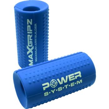 Power System Mx Gripz posilňovacie gripy na činku farba Blue M 2 ks