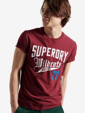 SuperDry Collegiate Graphic Tričko Červená