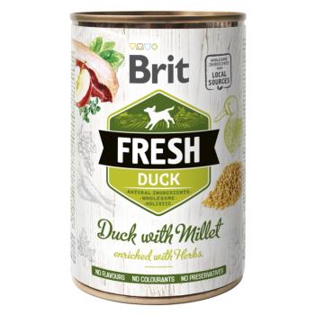 BRIT Fresh Duck with Millet konzerva pre psov 400 g