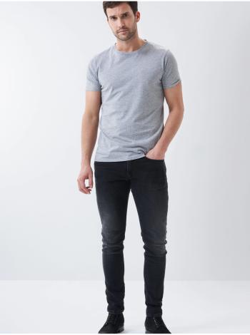 Čierne pánske slim fit rifle Salsa Jeans Slim