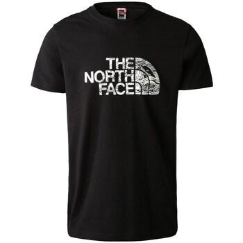 The North Face  Tričká s krátkym rukávom Woodcut Dome Tee  Čierna