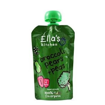 Ellas Kitchen BIO Hruška, hrášok a brokolica (120 g) (5060107330245)