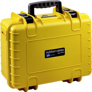 B & W International outdoorový kufrík  outdoor.cases Typ 4000 16.6 l (š x v x h) 420 x 325 x 180 mm žltá 4000/Y/SI
