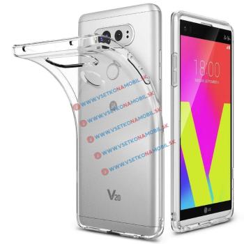 Silikónový obal LG V20 mini priehľadný