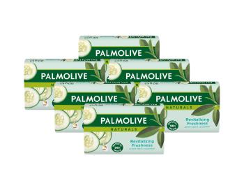 PALMOLIVE Naturals Mydlo Zelený čaj a uhorka 6 x 90 g