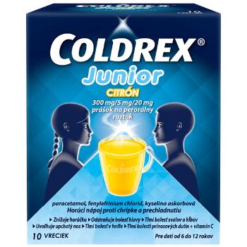 Coldrex Junior horúci nápoj citrón 1 g 10 vreciek