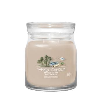 YANKEE CANDLE Signature Vonná sviečka stredná 2 knôty Seaside Woods 368 g