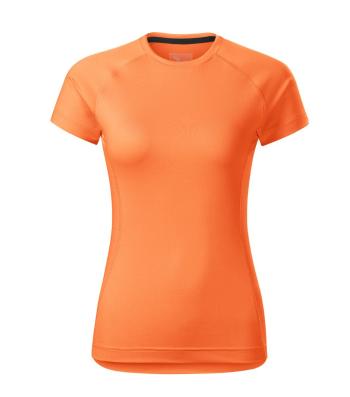 MALFINI Dámske tričko Destiny - Neónovo mandarinková | XL