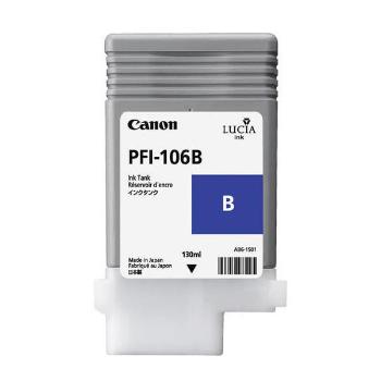 CANON PFI-106 - originálna cartridge, modrá, 130ml