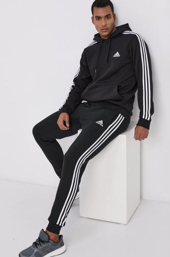 Nohavice adidas GM1089 pánske, čierna farba, jednofarebné