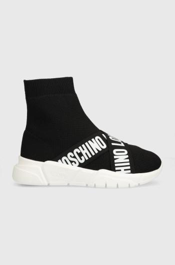 Tenisky Love Moschino čierna farba, JA15263G1HIZ500A