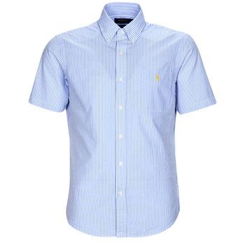 Polo Ralph Lauren  Košele s krátkym rukávom CHEMISE COUPE DROITE EN SEERSUCKER  Modrá