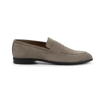 Duca Di Morrone  Leone - Suede Dove Gray  Slip-on Hnedá