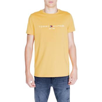 Tommy Hilfiger  TOMMY LOGO TEE MW0MW11797  Polokošele s dlhým rukávom Žltá