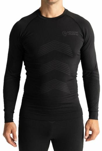 Adventer & fishing Tričko Functional Undershirt Titanium/Black XL-2XL