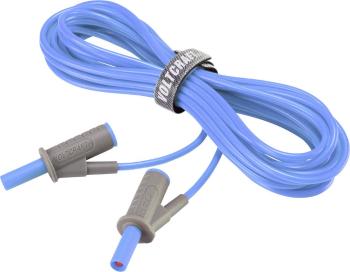 VOLTCRAFT MSB-501 bezpečnostné meracie káble [lamelový zástrčka 4 mm - lamelový zástrčka 4 mm] 5.00 m modrá 1 ks