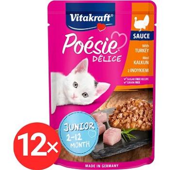 Vitakraft Cat mokré krmivo Poésie Délice morčacie Junior 12× 85 g (KRMK0368ss)