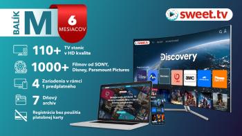 SWEET.TV, 6 MESACNE PREDPLATNE, BALIK M, 111 STANIC