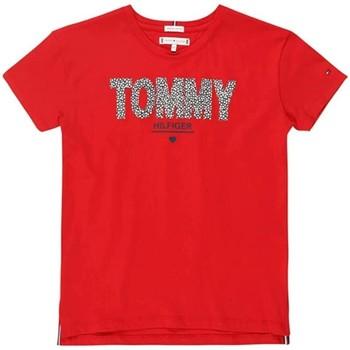 Tommy Hilfiger  Tričká s krátkym rukávom -  Červená
