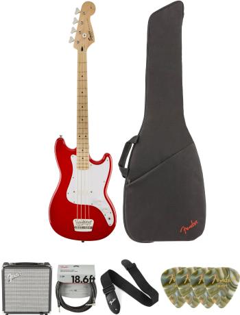 Fender Squier Bronco Bass MN Torino Red Deluxe SET Torino Red